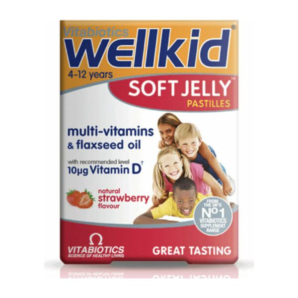 VITABIOTICS WELLKID SOFTJELLY VITAMIN STRAWBERRY *30CPS