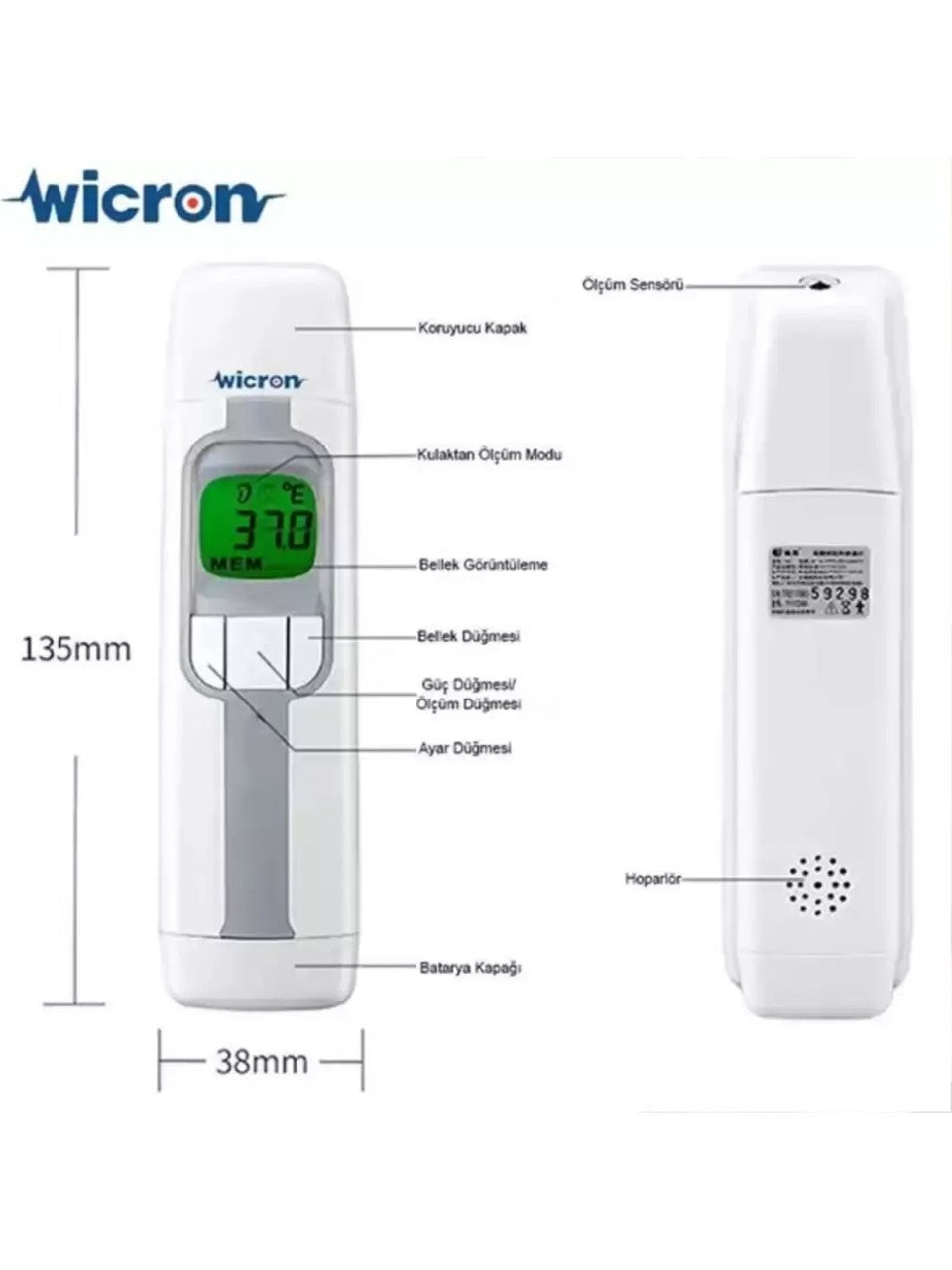 Wicron T90 - termometër digjital