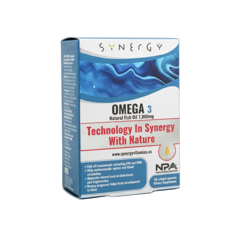 Synergy Omega-3 Natural Fish Oil 1000 mg